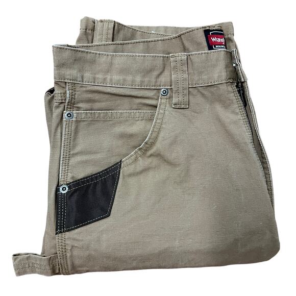 Wrangler Workwear Canvas Cargo Utility Pants 32X32 - Picture 1 of 8